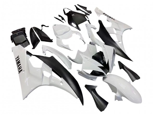 Acquista Carena Moto Yamaha YZF 600 R6 2006-2007 - Bianco Nero Opaco