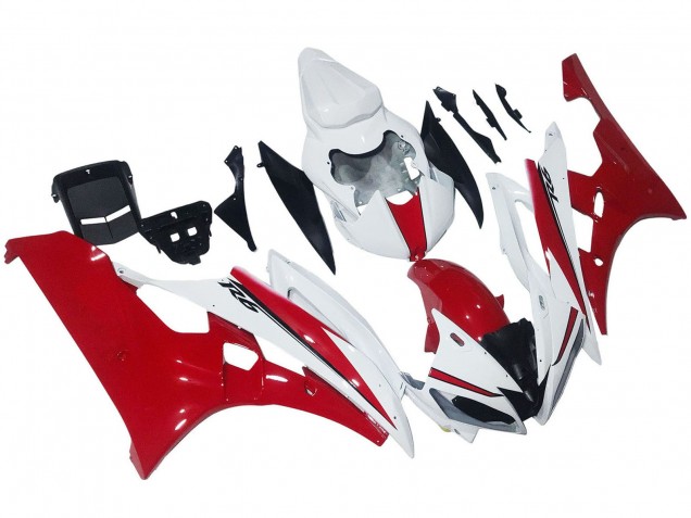 Acquista Carena Moto Yamaha YZF 600 R6 2006-2007 - Bianco Rosso