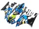 Acquista Carena Moto Yamaha YZF 600 R6 2006-2007 - Blu Neon Verde Nero Squalo