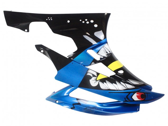 Acquista Carena Moto Yamaha YZF 600 R6 2006-2007 - Blu Neon Verde Nero Squalo