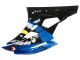 Acquista Carena Moto Yamaha YZF 600 R6 2006-2007 - Blu Neon Verde Nero Squalo