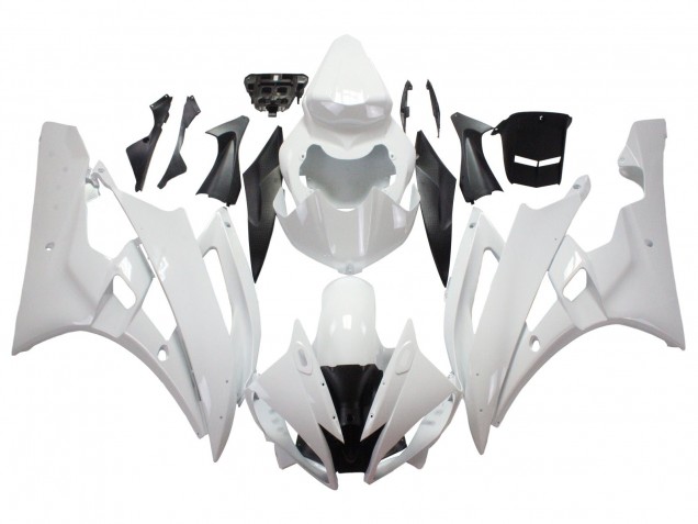 Acquista Carena Moto Yamaha YZF 600 R6 2006-2007 - Bianco