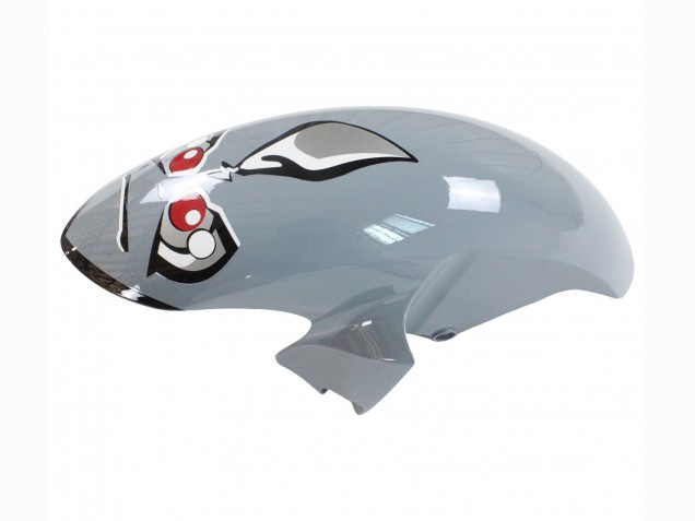 Acquista Carena Moto Yamaha YZF 600 R6 2008-2016 - Argento Nero Rosso Squalo 4
