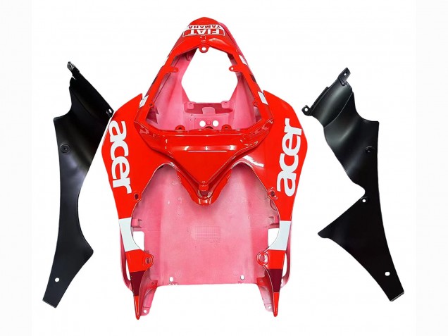 Acquista Carena Moto Yamaha YZF 600 R6 2008-2016 - Bianco Rosso Nero Fiat Acer