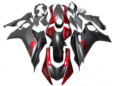 Acquista Carene Moto Yamaha YZF 600 R6 2017-2025 - Rosso Nero Opaco