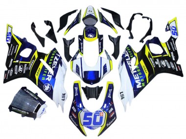 Acquista Carena Moto Yamaha YZF 600 R6 2017-2023 - Bianco Giallo Blu