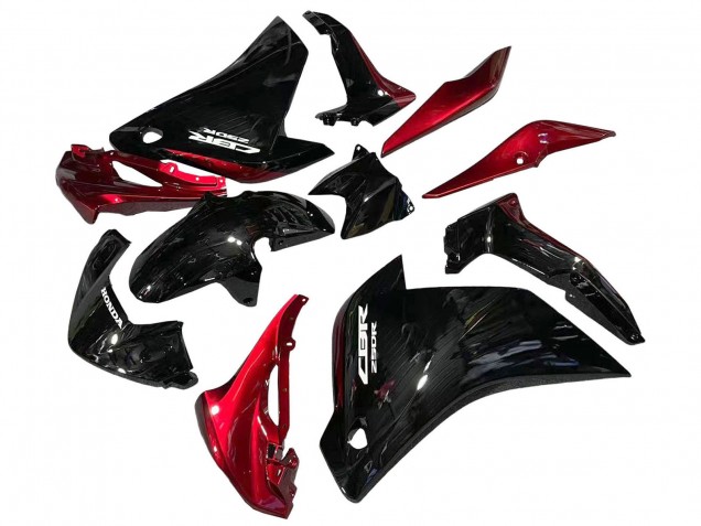 Acquista Carena Moto Honda CBR250RR 2011-2015 - Nero Lucido Rosso