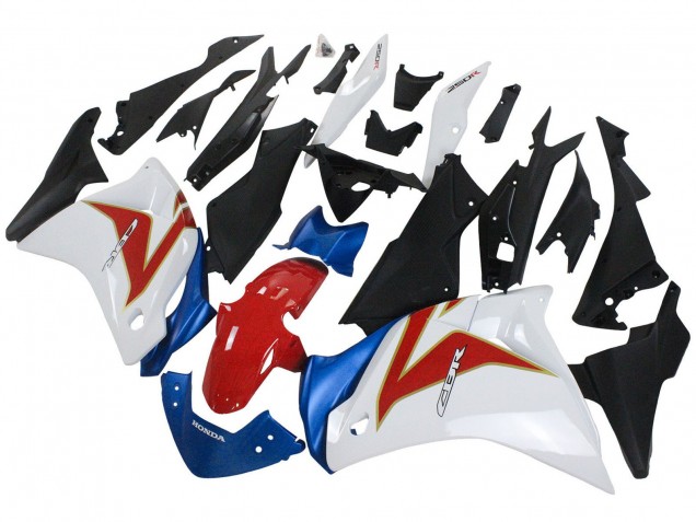 Acquista Carena Moto Honda CBR250RR 2011-2015 - Bianco Rosso Azzurro Chiaro