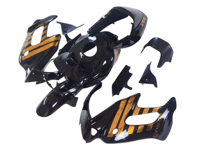 Acquista Carena Moto Honda VTR1000F 1997-2005 - Nero Lucido Oro