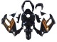 Acquista Carena Moto Honda VTR1000F 1997-2005 - Nero Lucido Oro