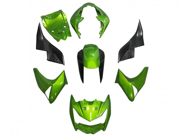 Acquista Carena Moto Kawasaki Z1000 2003-2006 - Verde Nero Lucido