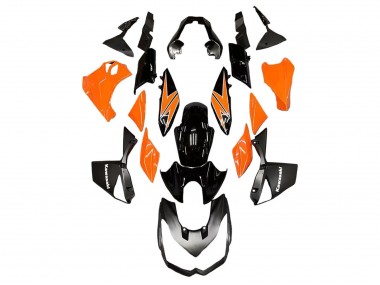 Acquista Carena Moto Kawasaki Z1000 2010-2013 - Arancia Nero Lucido