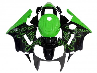 Acquista Carene Moto Kawasaki ZX12R  2000-2001 - Nero Lucido Verde Fiamma