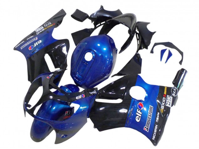 Acquista Carena Moto Kawasaki ZX12R 2000-2001 - Blu Nero Lucido Elf Bridgestone