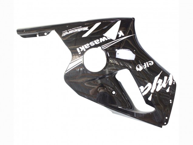 Acquista Carena Moto Kawasaki ZX12R 2000-2001 - Nero Lucido Bianco Elf Nevicare