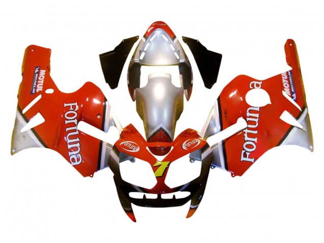 Acquista Carena Moto Kawasaki ZX12R 2002-2006 - Rosso Argento Fortuna