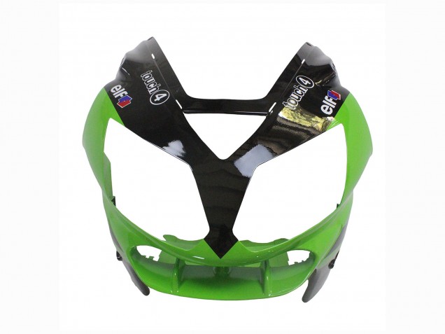 Acquista Carena Moto Kawasaki ZX12R 2002-2006 - Verde Nero Lucido Elf Touch4 Mostro