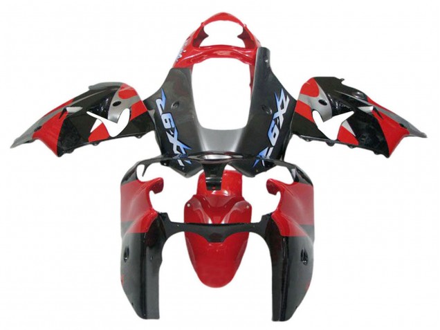 Acquista Carena Moto Kawasaki ZX12R 2002-2006 - Rosso Nero Blu