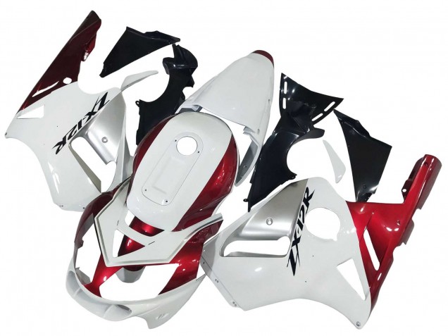 Acquista Carena Moto Kawasaki ZX12R 2002-2006 - Bianco Rosso Nero