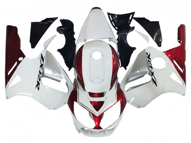 Acquista Carena Moto Kawasaki ZX12R 2002-2006 - Bianco Rosso Nero