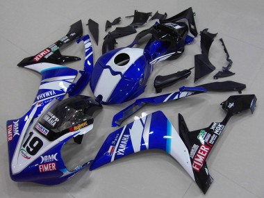 Acquista Carena Moto Yamaha YZF R1 2007-2008 - Bianco Blu Nero Volvo Fimer