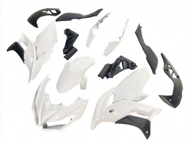 Acquista Carena Moto Kawasaki Versys 650 2015-2021 - Bianco Nero Opaco