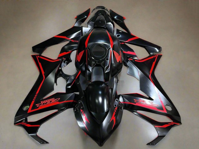 Acquista Carena Moto Honda CBR650R 2019-2020 - Nero Lucido Rosso Banda