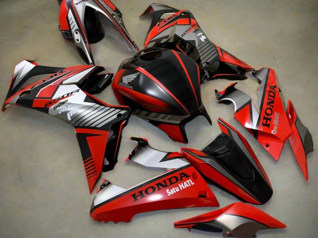 Acquista Carena Moto Honda CBR650R 2019-2020 - Argento Rosso Nero Lucido
