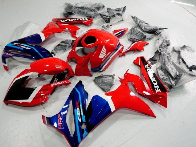 Acquista Carena Moto Honda CBR650R 2019-2020 - Rosso Bianco Blu Nero Lucido HRC