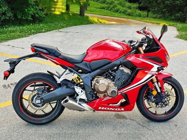 Acquista Carena Moto Honda CBR650R 2019-2020 - Rosso Bianco Nero Banda