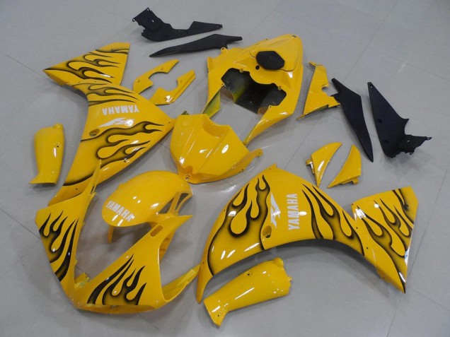 Acquista Carena Moto Yamaha YZF R1 2009-2011 - Giallo Nero Fiamma