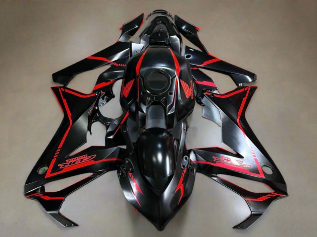 Acquista Carena Moto Honda CBR650R 2021-2023 - Nero Lucido Rosso Banda