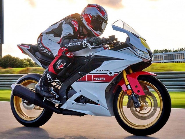 Acquista Carena Moto Yamaha YZF R125 2019-2024 - Bianco Rosso Giallo