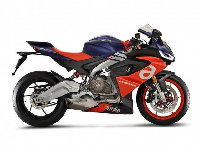 Acquista Carena Moto Aprilia RS660 2020-2024 - Blu Opaco Rosso Argento