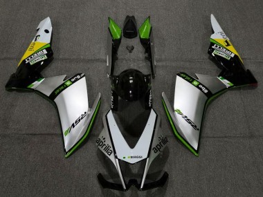 Acquista Carena Moto Aprilia RSV4 1000 2009-2015 - Argento Nero Verde Giallo