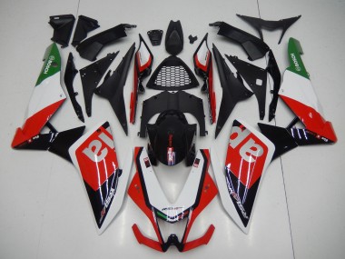 Acquista Carena Moto Aprilia RSV4 1000 2009-2015 - Rosso Bianco Nero Verde Grigio