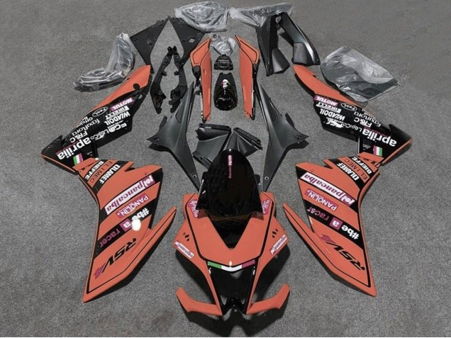 Acquista Carena Moto Aprilia RSV4 1000 2009-2015 - Arancia Nero