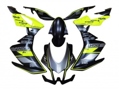 Acquista Carena Moto Aprilia RSV4 1000 2016-2020 - Nero Opaco Grigio Giallo