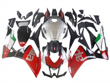 Acquista Carena Moto Aprilia RSV4 1000 2016-2020 - Rosso Argento Nero Verde