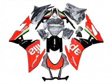 Acquista Carena Moto Aprilia RSV4 1000 2016-2020 - Rosso Argento Nero Verde Bianco