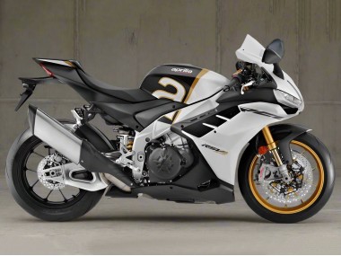 Acquista Carena Moto Aprilia RSV4 1100 2021-2024 - Bianco Nero Oro