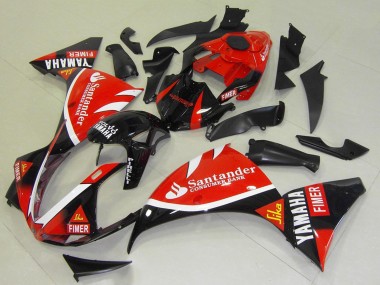 Acquista Carena Moto Yamaha YZF R1 2009-2011 - Rosso Nero Bianco Santander Fimer