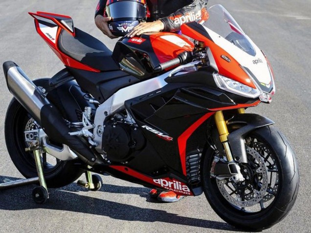 Acquista Carena Moto Aprilia RSV4 1100 2021-2024 - Nero Rosso Bianco