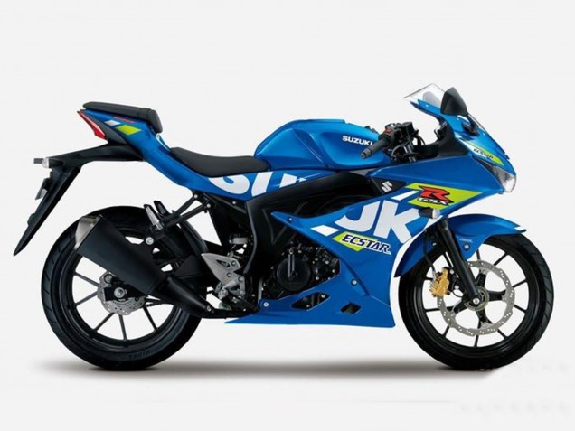Acquista Carena Moto Suzuki GSXR125 2017-2025 - Blu Giallo Ecstar