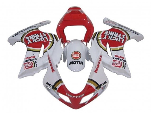 Acquista Carena Moto Suzuki SV650 2003-2013 - Bianco Rosso Lucky Strike
