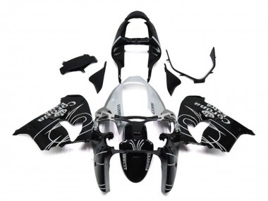Acquista Carena Moto Kawasaki ZX9R 2002-2003 - Nero Lucido Bianco Corona Extra
