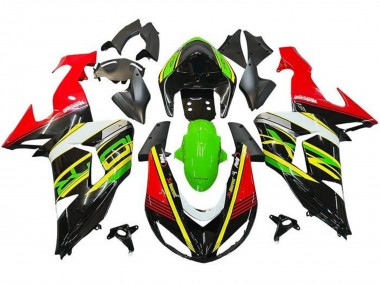 Acquista Carena Moto Kawasaki ZX10R 2006-2007 - Rosso Verde Giallo Nero