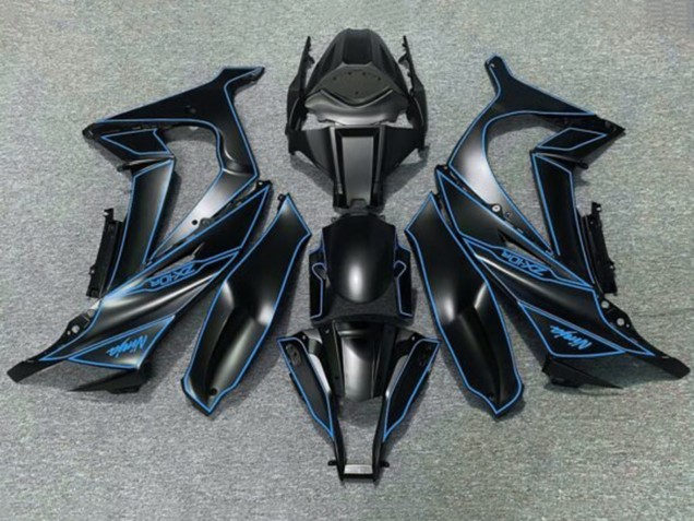 Acquista Carena Moto Kawasaki ZX10R 2011-2015 - Nero Opaco Blu