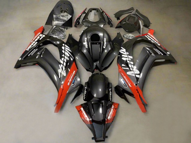 Acquista Carena Moto Kawasaki ZX10R 2011-2015 - Falso Fibra di Carbonio Rosso Bianco