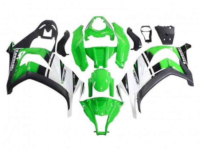 Acquista Carena Moto Kawasaki ZX10R 2011-2015 - Verde Bianco Nero Banda
